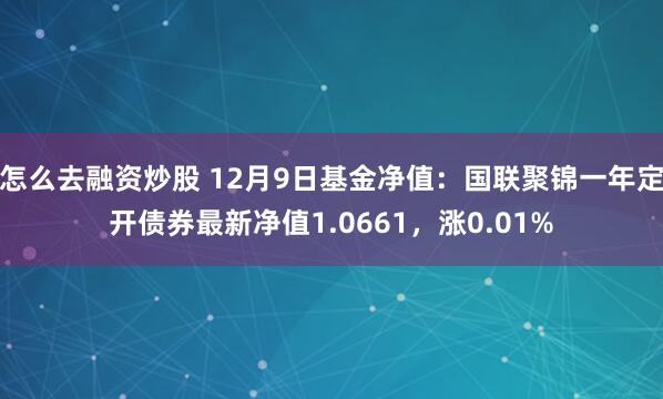 怎么去融资炒股 12月9日基金净值：国联聚锦一年定开债券最新净值1.0661，涨0.01%